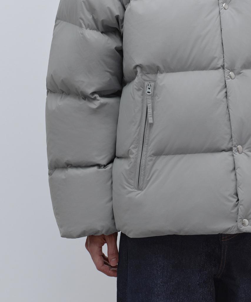 Musinsa Standard Snap Down Short Padded Jacket [Light Grey]