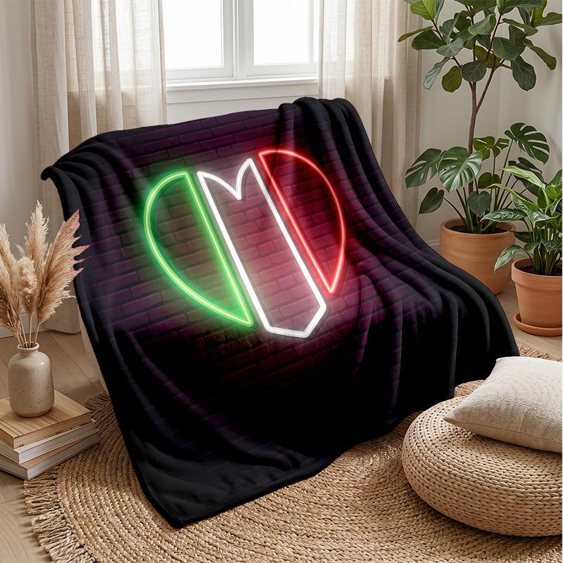 Italy Theme blanket Soft Flannel Blanket Plush Throw Blanket Cozy Sofa Bed Blanket for Home Decor