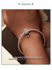 Avle Teardrop Zircon Tassel Beads: Original Shining S925 Sterling Silver for DIY Jewelry