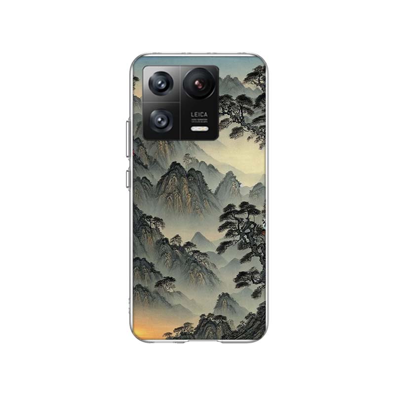 Chinese Style ink Painting Art Phone Case For Xiaomi Poco F7 Ultra X7 X6 M8 M7 M6 M4 M3 Pro X4 Mi 15 15T 14 14T 12T 12S 10T Pro