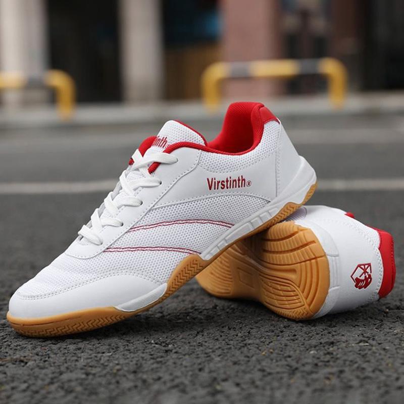 VIRSTINTH Pro Light Weight Badminton Shoes for Adult Kid Table Tennis Footwears Size 36-45 Breathable Footwears for Volleyball