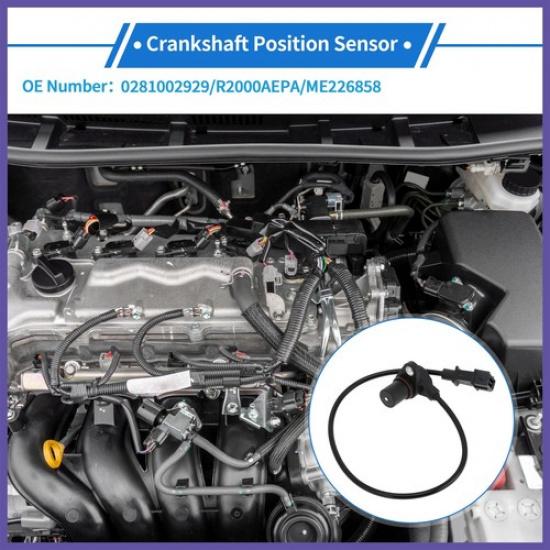 Crankshaft Position Sensor For Mitsubishi Fuso FE 4M50 0281002929 1 Pc Black