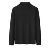 Men's Wool Blend Long Sleeve Polo Shirt