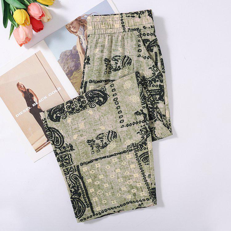 Summer 2026 Retro High-Waist Wide-Leg Casual Pants