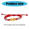 Fashionable Braided Hand Rope Bracelet with Dragon Charm for Men and Women Gifts for New Year and Anniversary