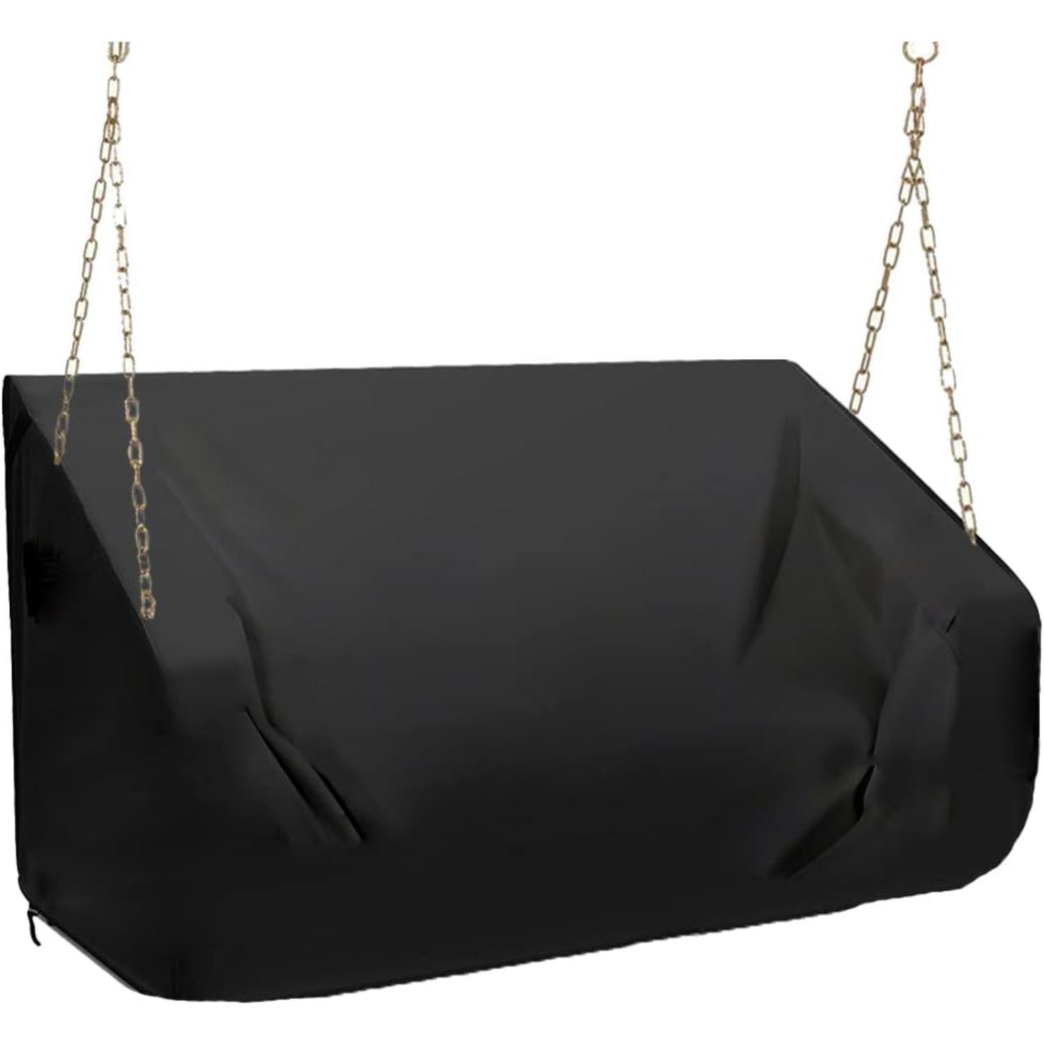 

Подвесной чехол для качелей на крыльце 420D водонепроницаемый чехол для наружных подвесных качелей для патио, садовые подвесные качели чёрный