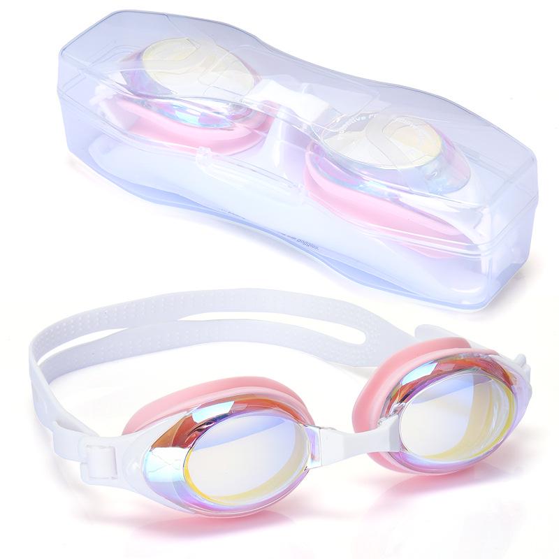 High-Definition Silicone Swimming Goggles for Adults - Waterproof, Professional Outdoor Eye Protection Swim Gear for Men and Women