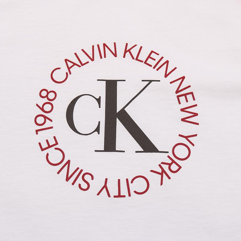 Calvin Klein Minimalist Fashion Versatile Trendy Round Neck Short Sleeve T-Shirt Men Tops 4RE816G