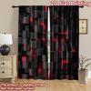 2D flat Photography Backdrop Popular Scene Backdrop Black Cubes with Red 100% Polyester Birthday Party for Holiday