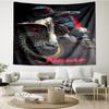 Custom Name Off-road Motorcycles Print Tapestry, Backdrop, Easy Setup, Ideal for Bedroom, Office & Living Room, with Aesthetic Wall Hanging Decor.