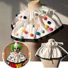 Satin Ruffled Collar Fake Collar Colorful Ball Cosplay Neckwear Clown Collar  Costume Parties