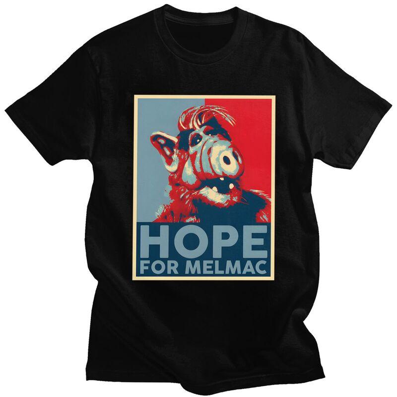 

Custom Fashion Alf Hope For Melmac T Shirts Men Short Sleeve T-shirts Streetwear Tee Tops Pure Cotton Slim Fit Tshirt Merch -... S разноцветный