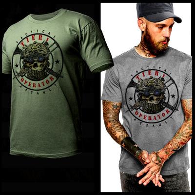 T-shirt Forces Spéciales militaire Infanterie éclaireur tactique Opérateur Tier 1