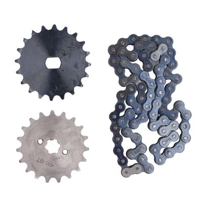 Jeu de chaînes 420, pignon avant 19T, trou en H 20T, pignon arrière, accessoire de chaîne en acier pour remplacement