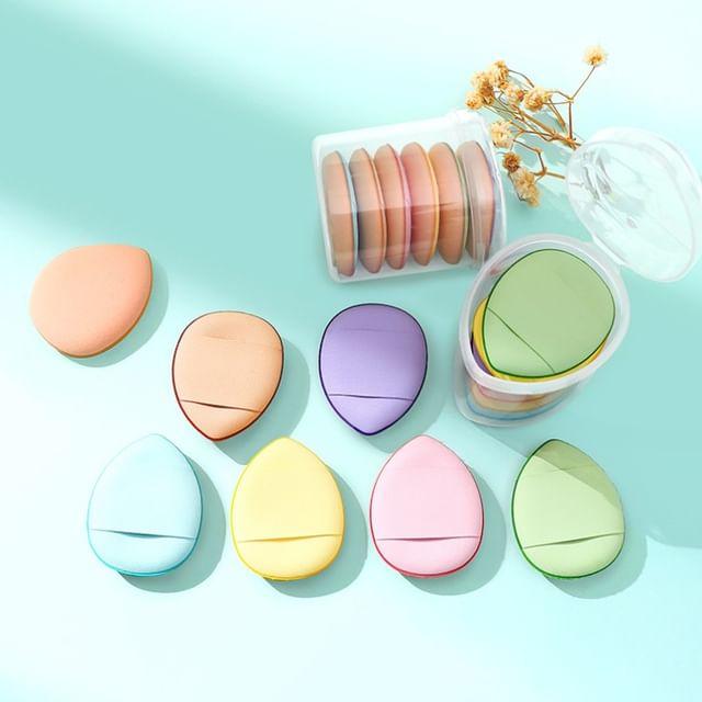Стопи - Набор из 6 штук: Мини-пуховка для пудры Set Of 5 - With Case - Purple