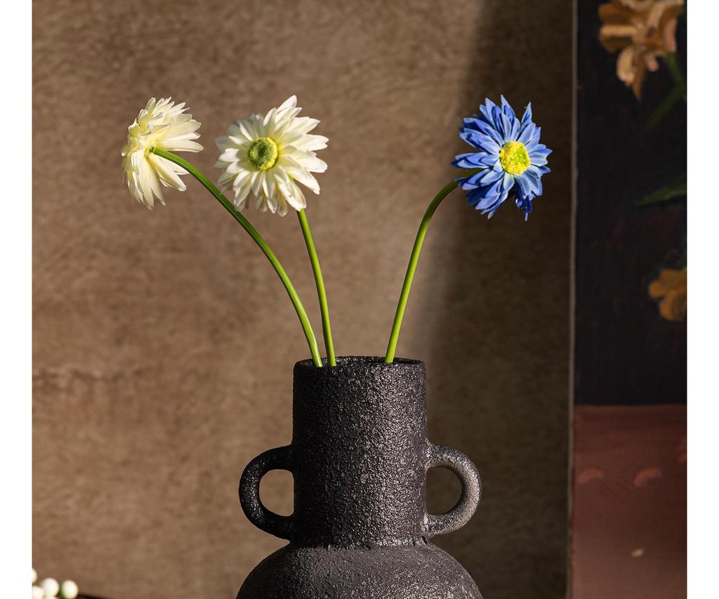 Retro Wabi-Sabi Jingdezhen Ceramic Vase - Vintage Style Small Flower Arrangement Ornament