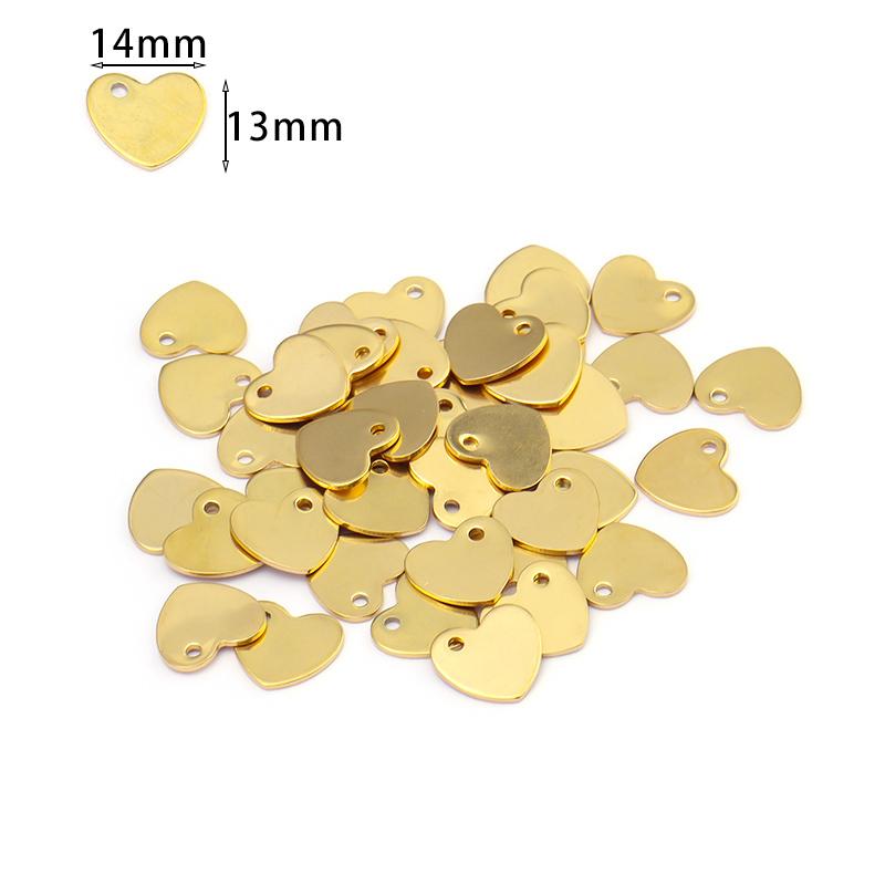 10-20pcs 6-35mm Stainless Steel Charms Round Dog Tag Pendant Stamping Blanks Pendants For Necklaces DIY Jewelry Making Wholesale