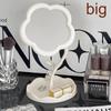360 ° Rotatable Floral Mirror for Office,dormitory | Sunflower Makeup Dressing Mirror, High-end Style, Bedroom Home Decoration
