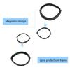 1Pair Black Eyeglass Magnetic Frame for  2 VR Anti-blue Light Lens Anti-blue Glasses for tection