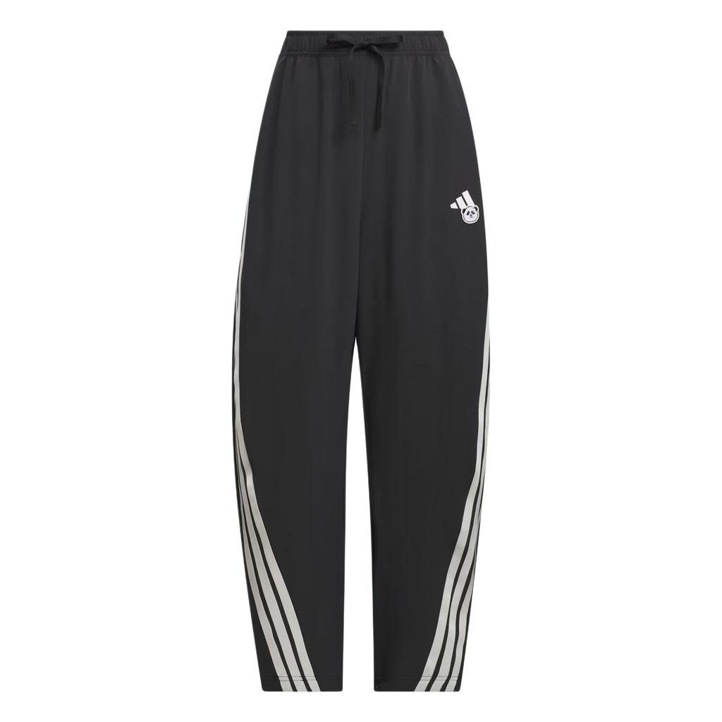 adidas Climacool Woven Tracksuit Bottoms Fashion Quick-Dry Loose Fit Striped Casual Pants Women Bottoms Black KC1492