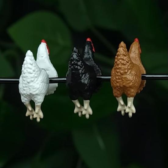 Chicken Stud Earrings Handmade Farm Animal Jewelry Farmhouse Style Chicken Earrings Gifts for Chicken Lovers