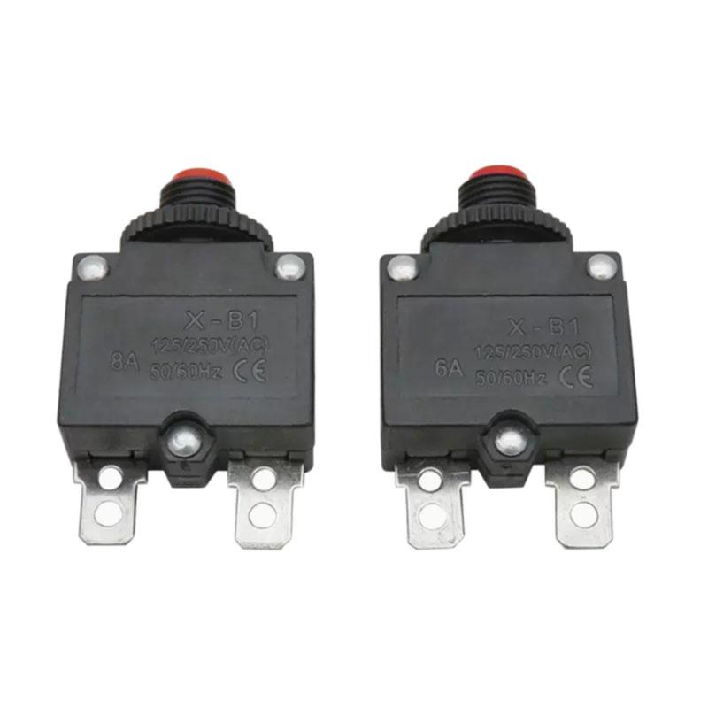 5Pcs Circuit Breaker Overload Protector Switch Fuse 2A 3A 5A 6A 7A 8A 10A 15A 20A