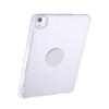 For iPad (2025)/10.9 (2022) Case Magnetic Detachable Rotating Stand Acrylic + Leather Tablet Cover