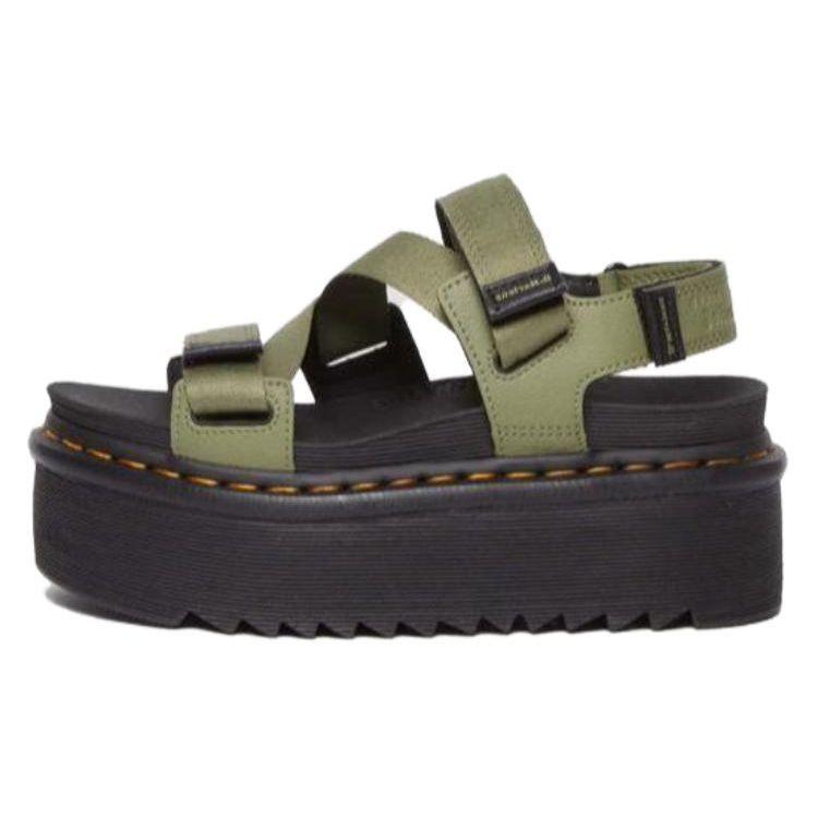 Dr. Martens Comfortable Versatile Beach Sandals Unisex Sandals Green 31805357
