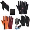 Stylish Black Touch Screen Winter Gloves Featuring Waterproof And Windproof Design