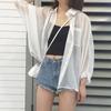 Women's Thin Loose Female Chiffon Sun Protection Clothing Cardigan Shawl Women's Shirt