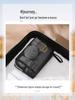 Große transparente Netz-Kosmetik- und Toilettenartikel-Tasche - Reiseaufbewahrung