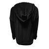 Women's Color Loose Strip Long Sleeve Casual Hoodie Top
