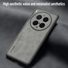 EUCAGR Hülle Für VIVO X300 Pro X300 Ultra Schafsleder PU Leder Rückseite Schutz PC Anti-Drop Abdeckung Für VIVO X300S Schutz Hülle