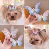 2Pcs Butterfly Girls Hairpin Moving New Gradient Hair Clip Three-Dimensional Barrettes Pearl Pet Hair Accessories