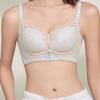 Sexy Lace Push-up Bra with Side Ratio, Anti-sagging Side Breast Adjustment No-wire Bra