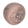 Red Copper Loose Tea Storage Container Bronze Metal Tea Canister Tea Bag Canister  For Home Decor