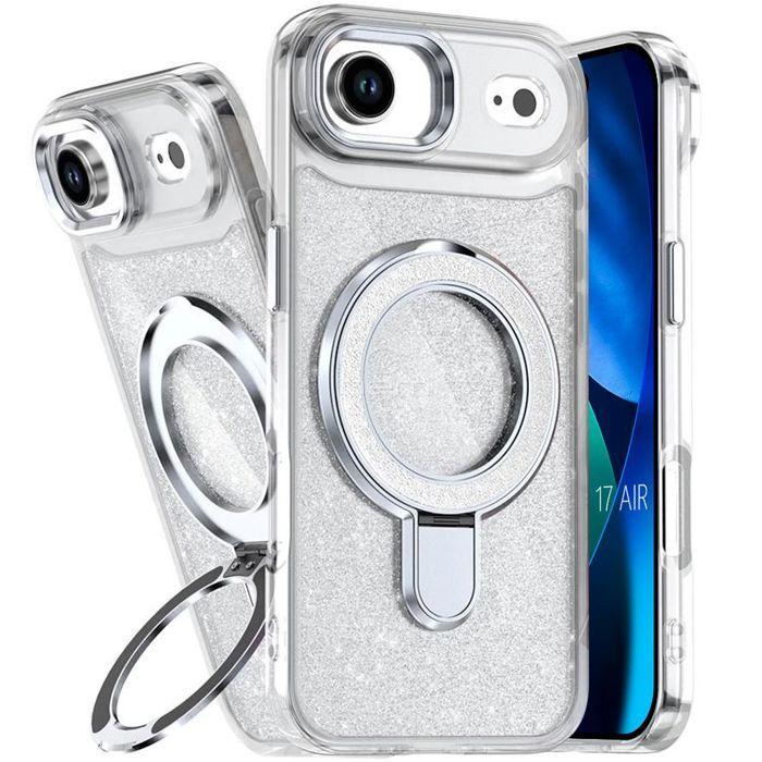 Coque de Protection - BOOLING - pour iPhone Air - Hybride - Transparent - Scintillant