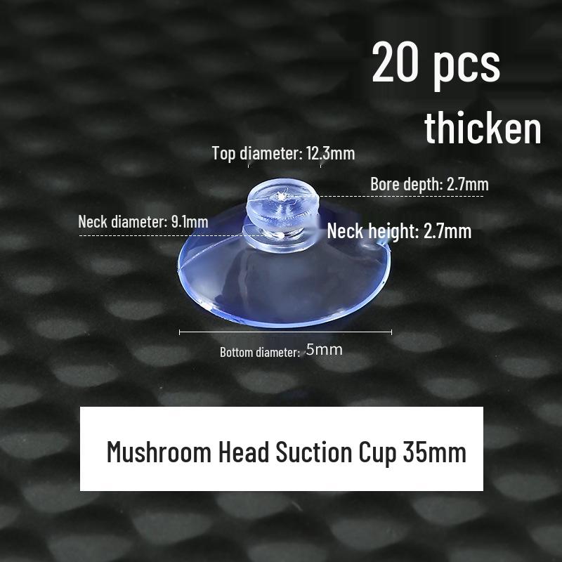 Transparent Strong Suction Hook for Glass or Tile - Free Shipping