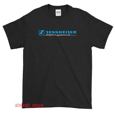 Neues Sennheiser Logo Herren Lustiges T-Shirt US-Größe S-XXL
