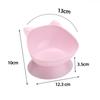 Raised Cat Bowl Small Dog Waterer Protect Pet's Spine Stable Durable Tilted Pet Feeder Kitten Water Bowl for Small Medium Dogs