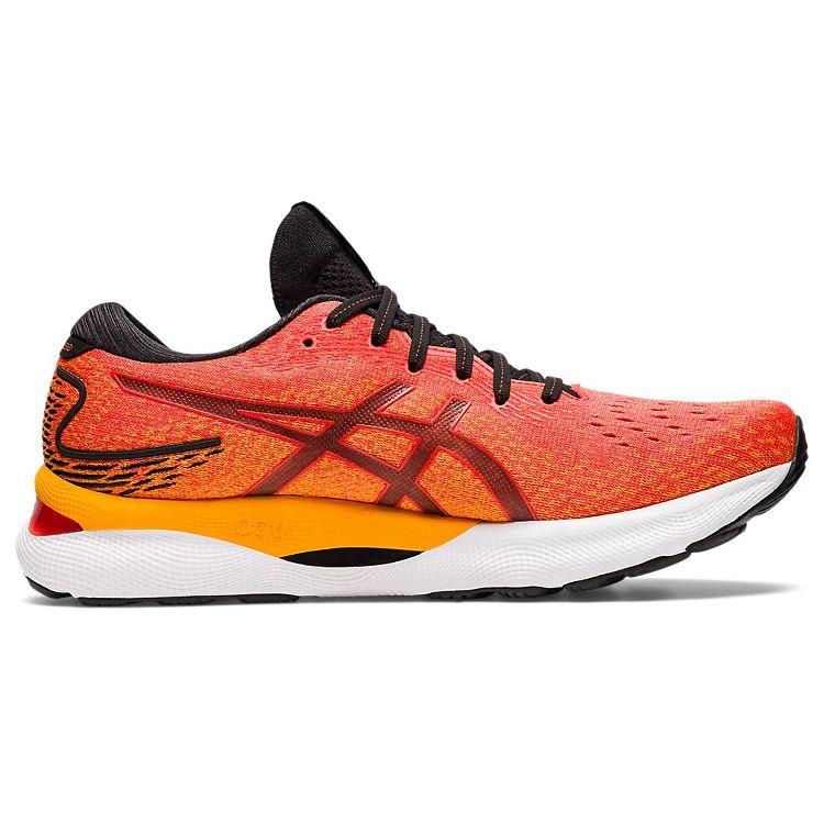 Asics Gel Nimbus 24 Cherry Tomato Men Sneakers Orange Black 1011B359-800