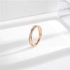 Temperament Cross Diamond Titanium Steel Ring Women's Niche Design Sense Stainless Steel Ring Tide Jewelry