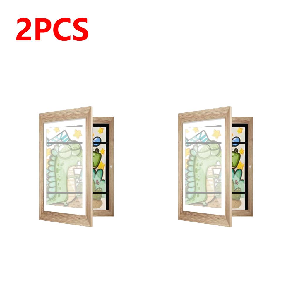 1-5PCS Artwork Frame for A6 Paper Kids Artwork Picture Frame Front Opening Wall Display Frame Artwork Display Storage Frames