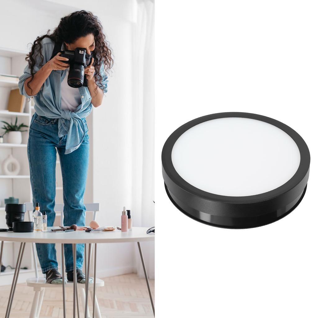 360 Degree Rotating Display Stand Speed and Direction   USB Powered 22cm Electric Rotating Turntable with Colorful Light