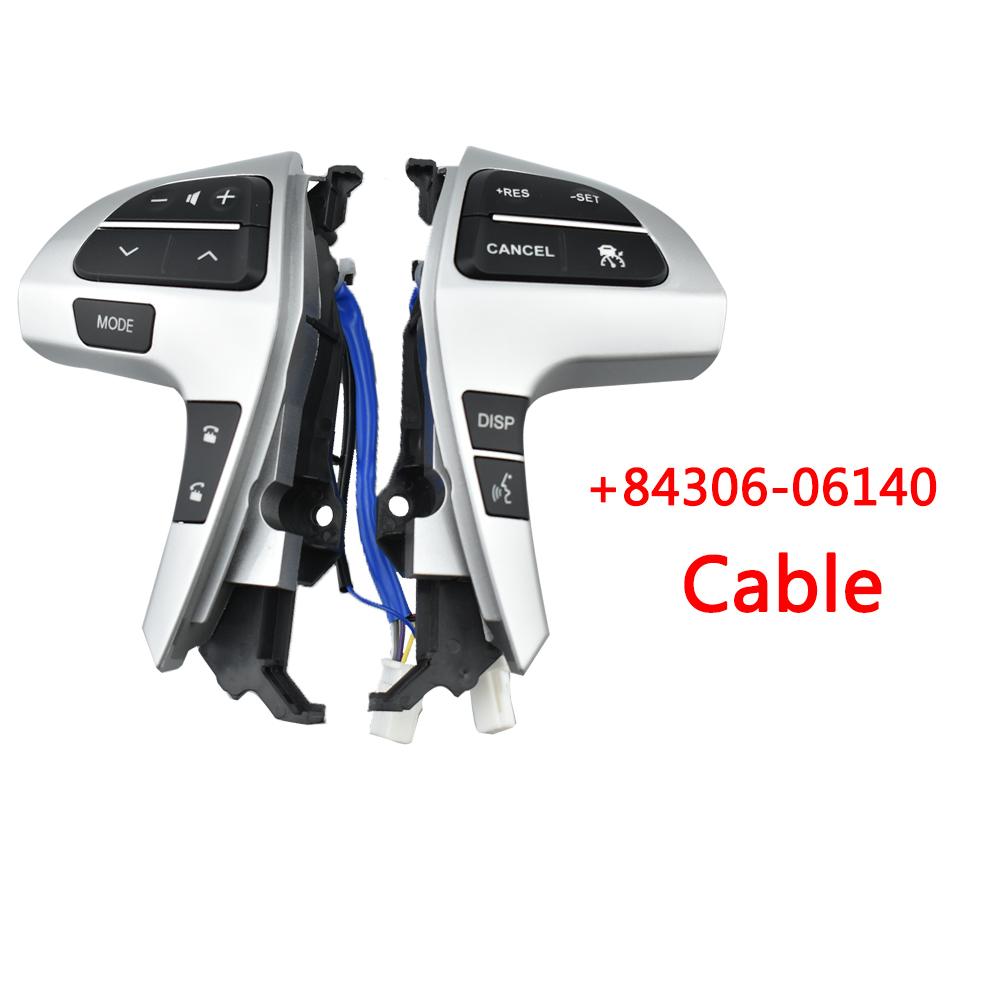 84250-06180 Multifunction Steering Wheel Button For Toyota Camry Hilux Corolla Audio Volume Speed Cruise Control Buttons Switch
