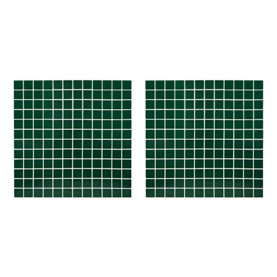 2Pcs Retro Wall Tile Stickers 3D Self Adhesive Tile Stickers Waterproof Wall Decal
