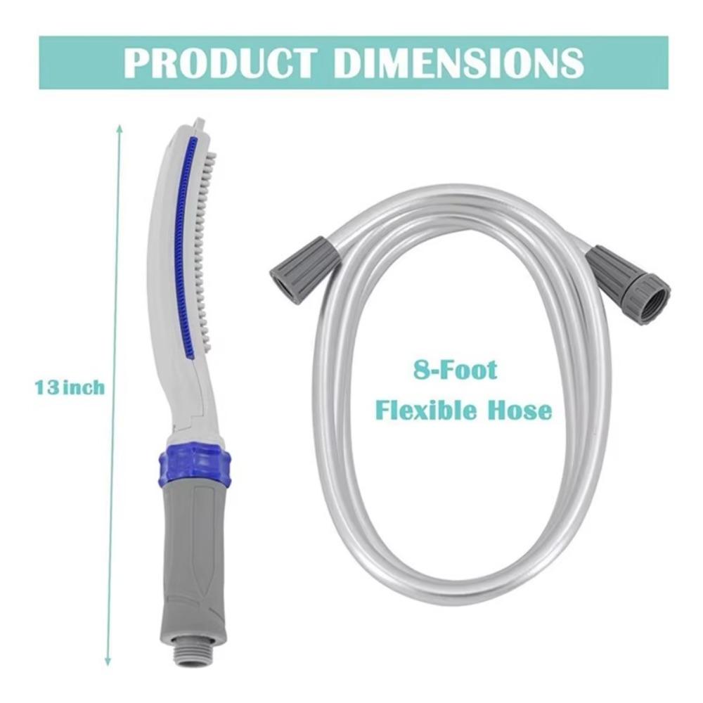 Adjustable Pet Bathing Sprayer With Flex Hose Dog Washing Sprayer  Pet Cleaning Supplies