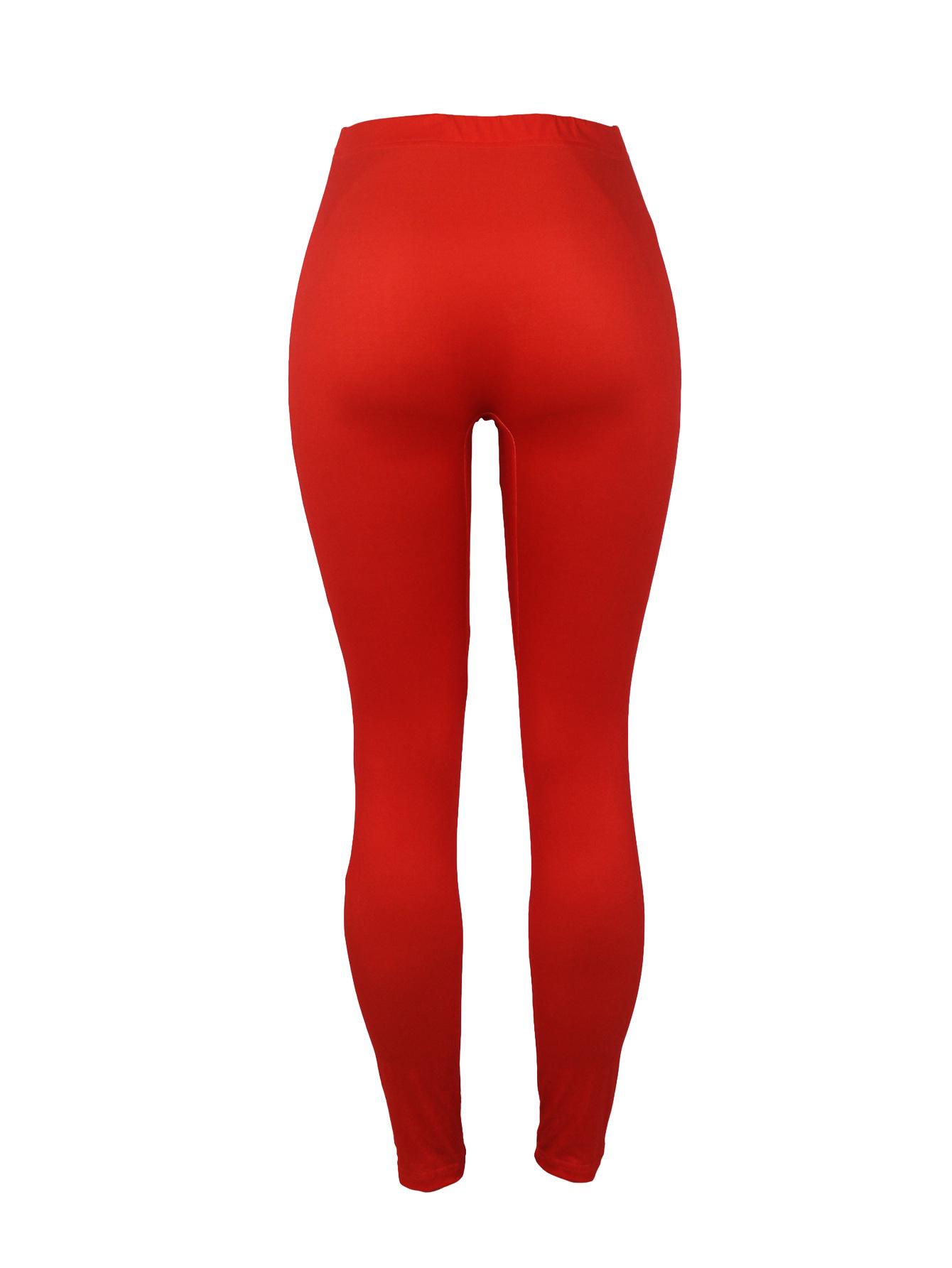 

D9874 Sexy European & American Women s Solid Yoga Pants Large