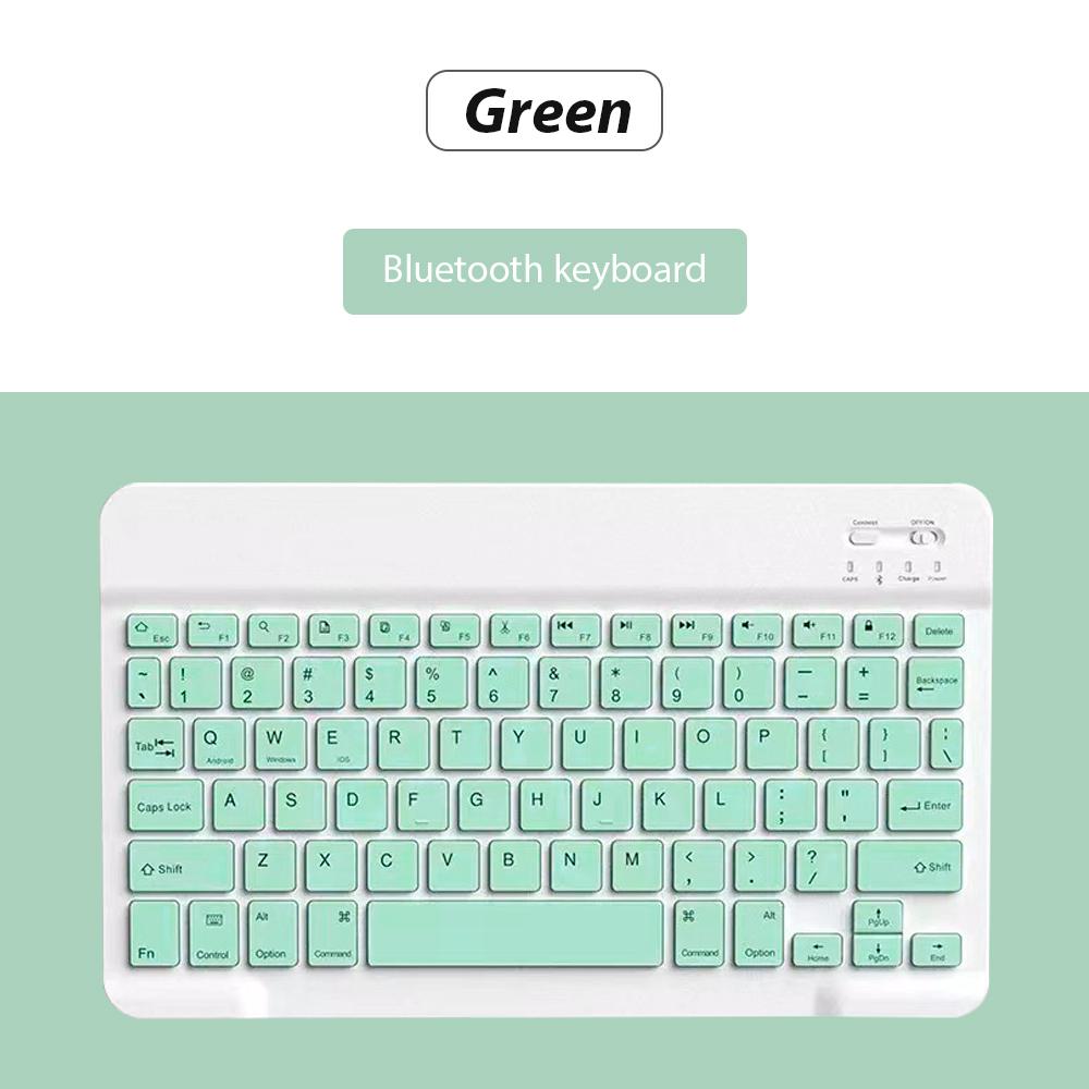 Bluetooth Wireless Keyboard with Mouse Portable Mini Rechargeable Keyboard for iPad Tablet Android iOS Windows Laptop