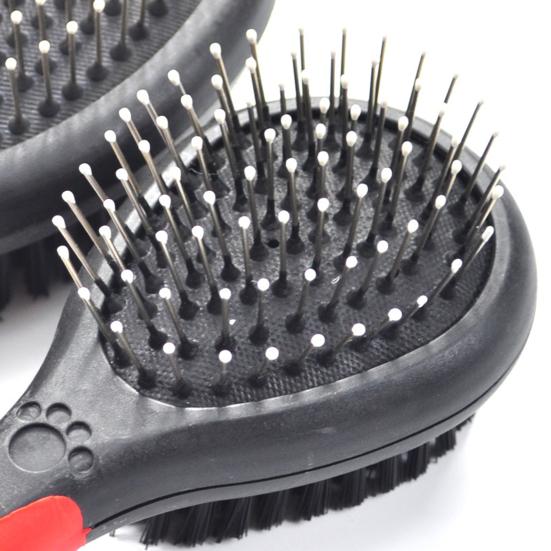 Dog Hair Comb Exquisite Hand Held Double-sided Pet Grooming Brush for Household